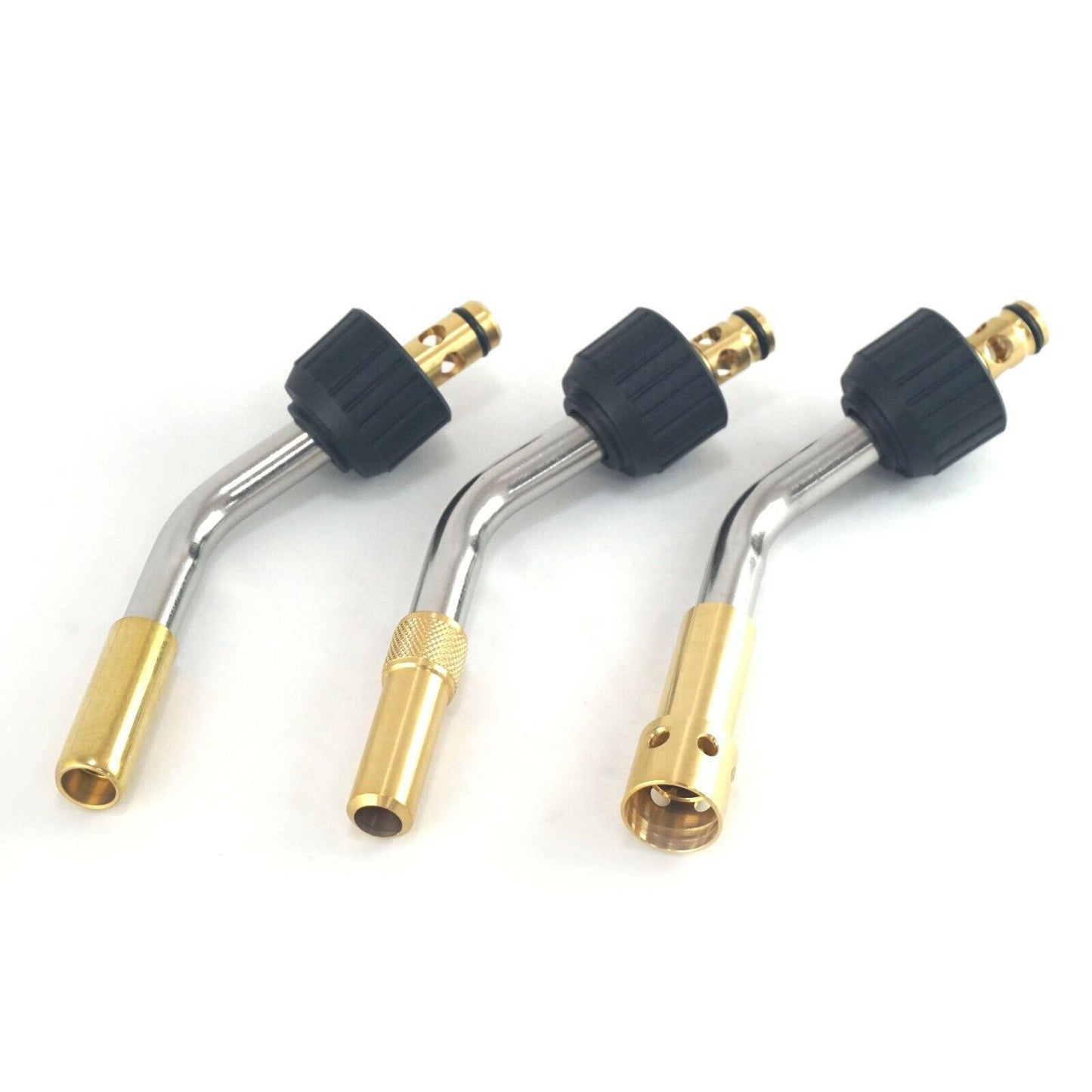 BTS-8096-3 Metal Handle Gas Welding Torch Kit,3 Tubes (Swirl, Pencil, Shrink Searing),Fuel MAPP MAP PRO Propane,Auto Trigger Start,Heavy Duty